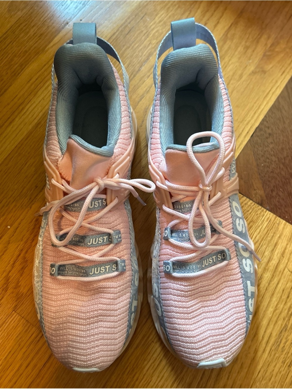 Just So So Pink Athletic Sneakers - Comfortable Slip-On Style